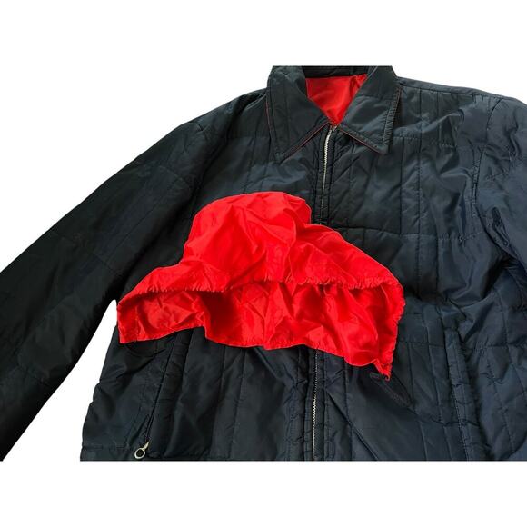 1950s quilted puffer jacket‎ down jacket Talon/Falcon Zippers USA Made - Picture 2 of 7